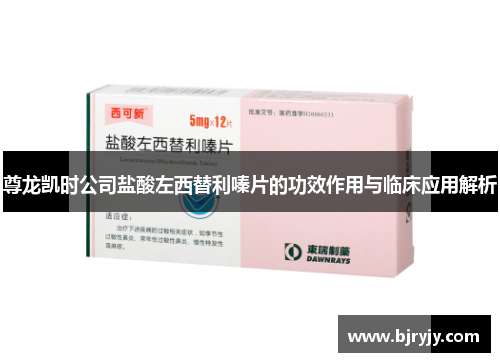 尊龙凯时公司盐酸左西替利嗪片的功效作用与临床应用解析